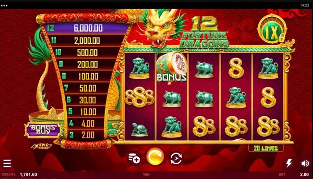 12 Fortune Dragons slot 12 Fortune Dragons slot