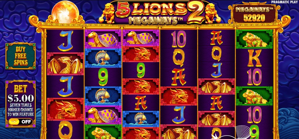 5 Lions Megaways 2 slot 5 Lions Megaways 2 slot