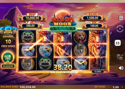 Bison Moon Link & Win Slot