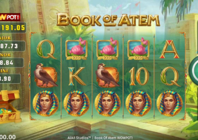 Book of Atem WowPot Slot game Review