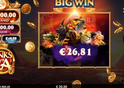 Links of Ra Cashingo Slot Win