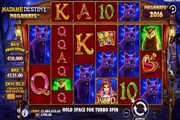 Madame Destiny Megaways slot gameplay