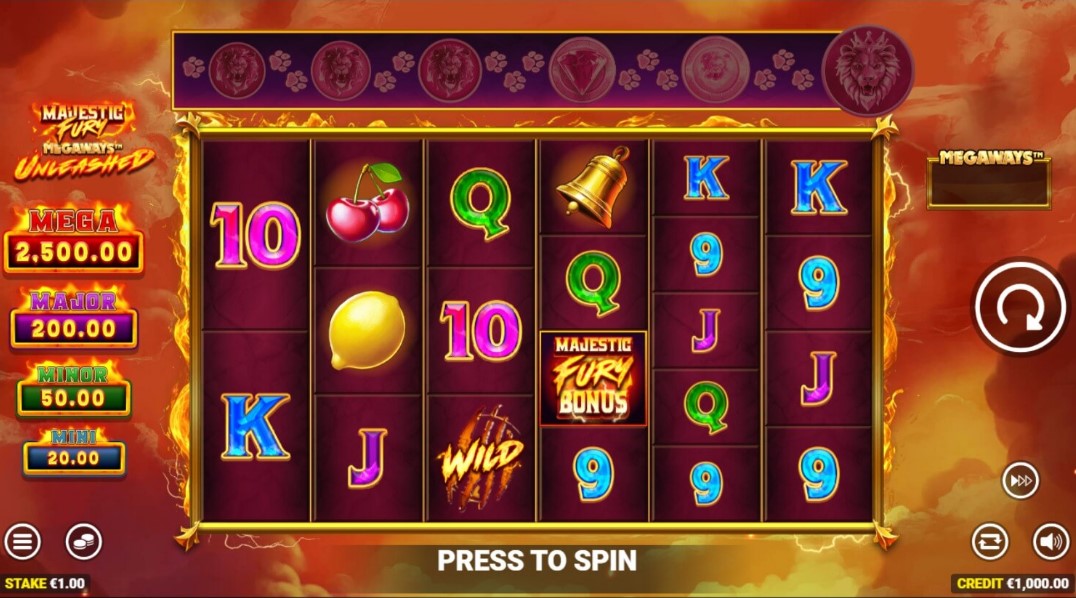 Majestic Fury Megaways Slot Review