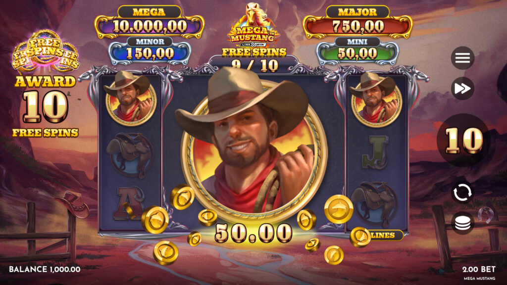 Mega Mustang slot game