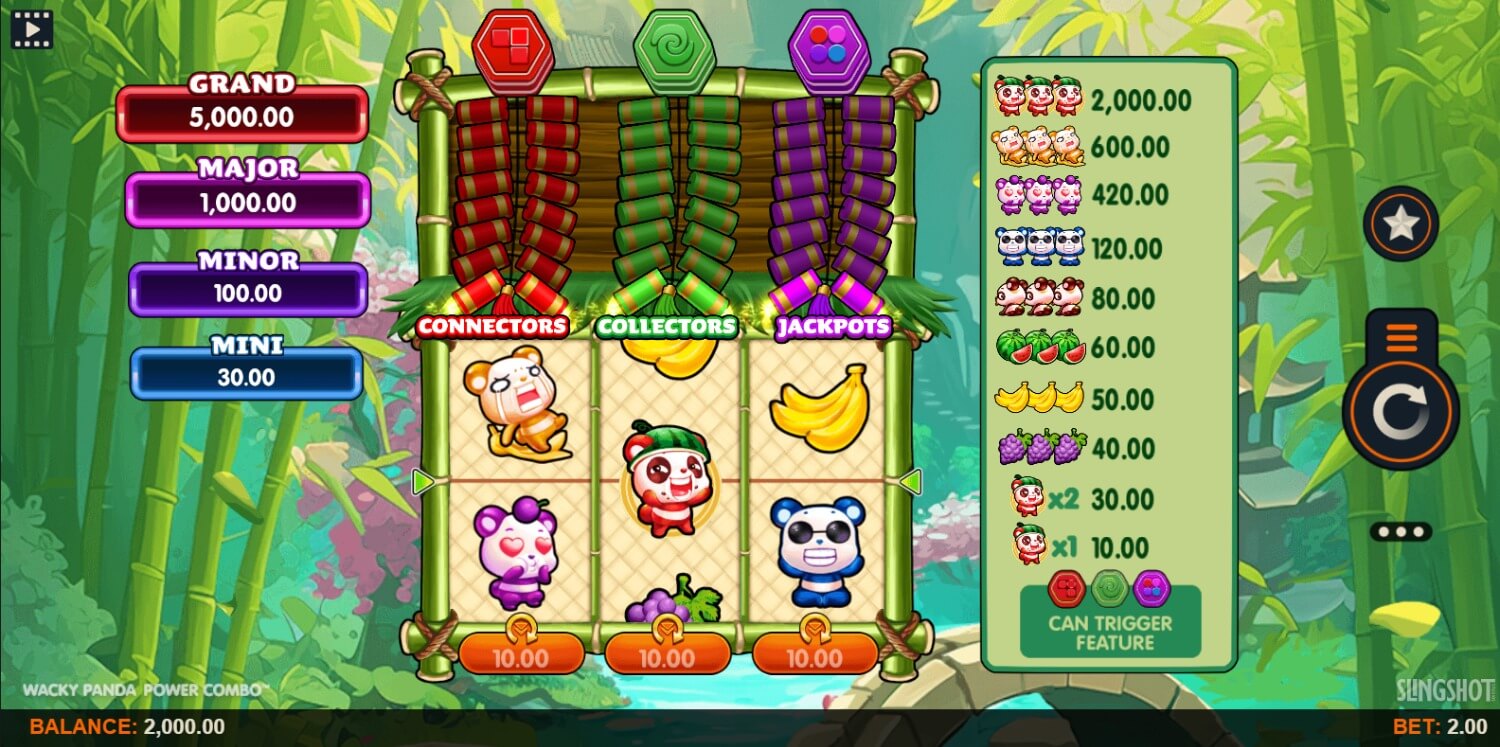 Wacky Panda Power Combo Slot Game Review