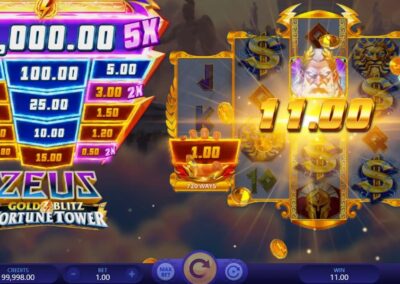 Zeus Gold Blitz Fortune Tower Slot game