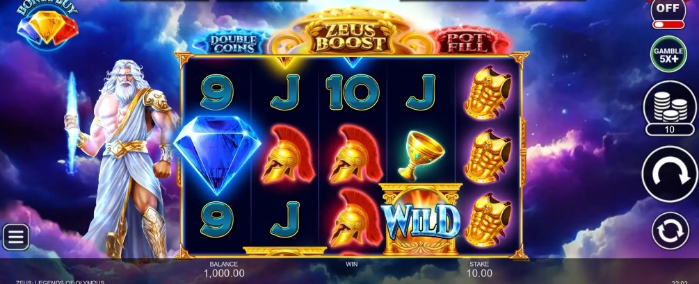Zeus Legends of Olympus Triple Hit Combo Zeus Legends of Olympus Triple Hit Combo
