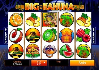 big kahuna demo game