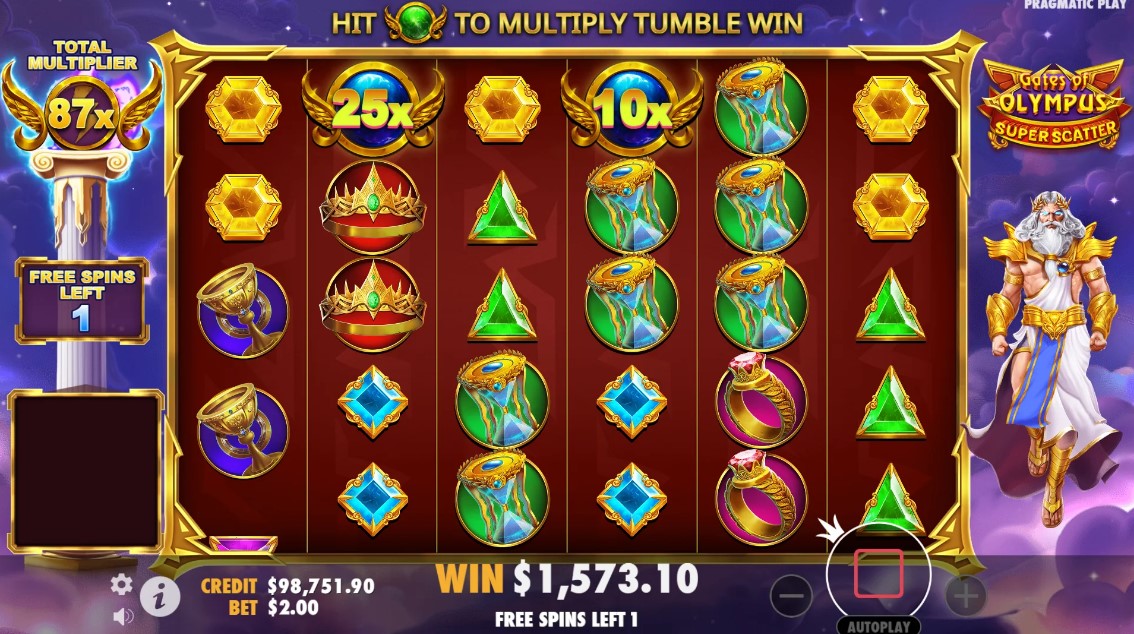 gates of olympus super scatter slot review
