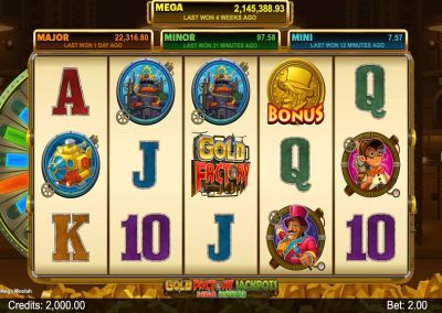 gold factory jackpots