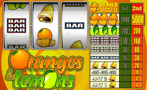 oranges and lemons slot